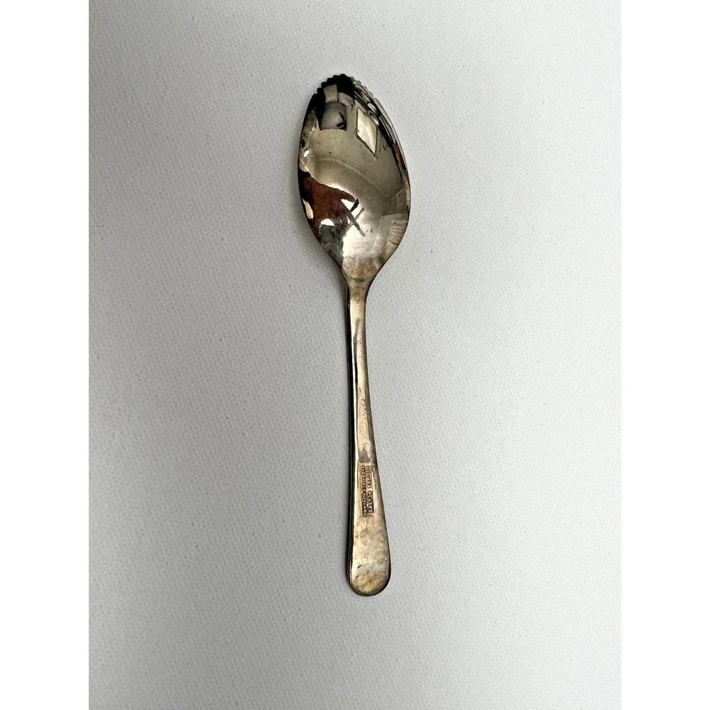 Lot of‎ Leonard Of Sheffield 6 Silver Plated Grapefruit  and 1 Sugar Spoons